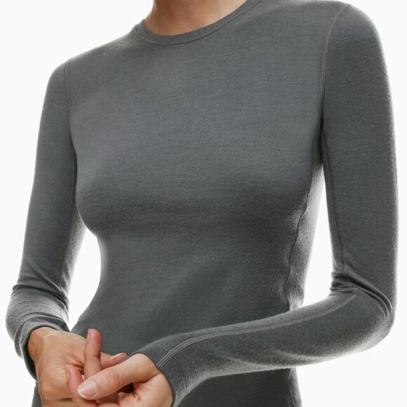 TNA | TnAction  | Brink Merino Wool Long Sleeve | Black - Picture 5 of 14